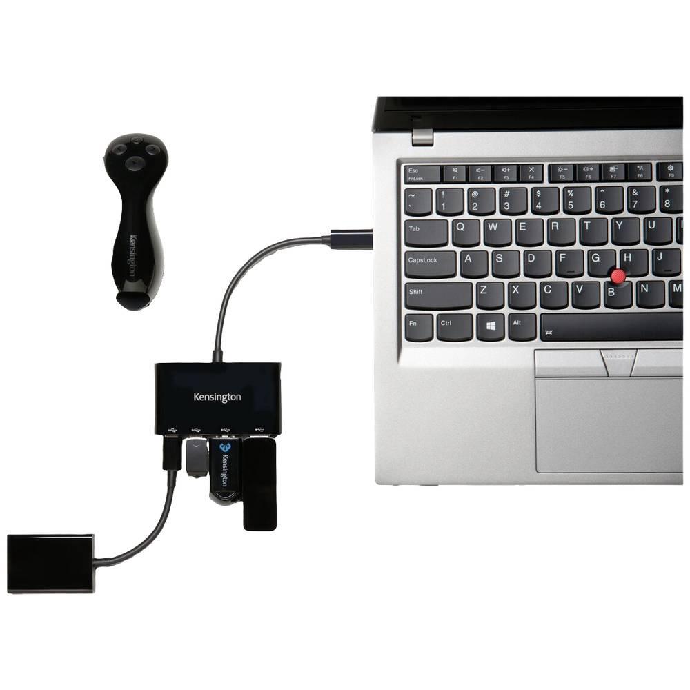 Kensington  CH1000 USB-C 4-Port Hub 