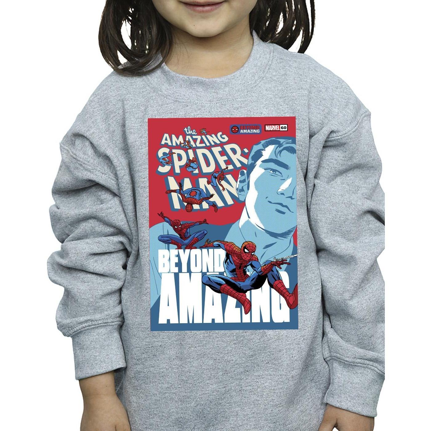 MARVEL  SpiderMan Beyond Amazing Cover Sweatshirt 