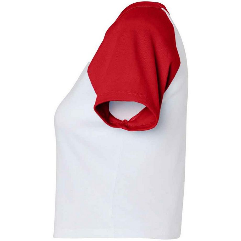 Bella + Canvas Top Corto Maniche Raglan  