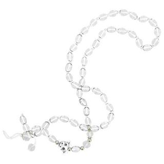 Avizar  Perlen Schmuck Handykette 80cm Weiß 