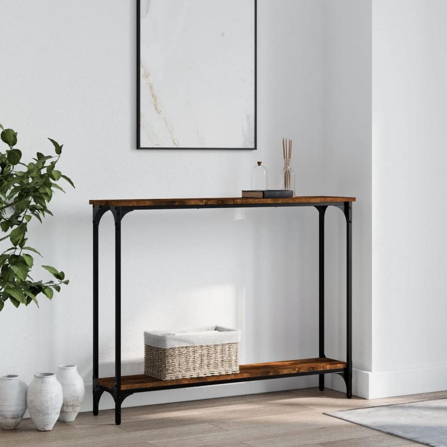 VidaXL Table console bois d'ingénierie  