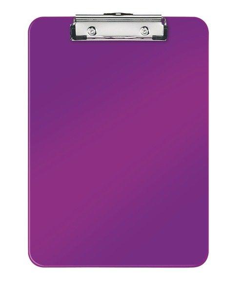 Leitz  LEITZ Klemmbrett WOW PS A4 39710062 violet 80 Blatt 