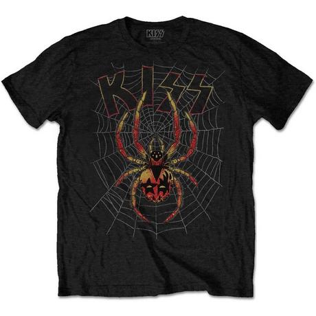 KISS Spinnennetz Grafik T-Shirt  