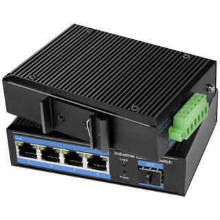 LogiLink  Industrie Gigabit Ethernet Switch, 4-Port 1000 Mbit/s + 1 Port SFP 