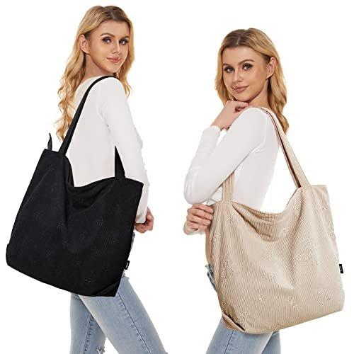 Only-bags.store Kordel Reissverschluss Umhängetasche Grosse Shopper Tragetasche Handtasche  
