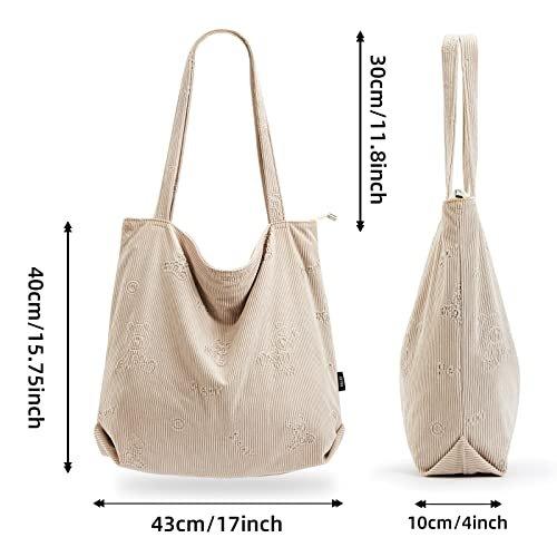 Only-bags.store Kordel Reissverschluss Umhängetasche Grosse Shopper Tragetasche Handtasche  
