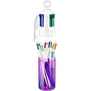 BiC BIC Kugelschreiber Clip 1mm  4 Colours Megacase 6 Stk. ass.  