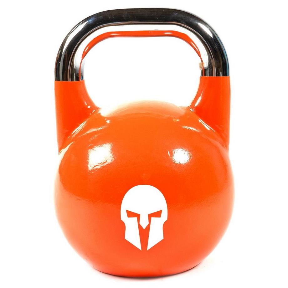 GladiatorFit  Wettkampf-Kettlebell aus Gusseisen mit aufgemaltem GladiatorFit-Logo 