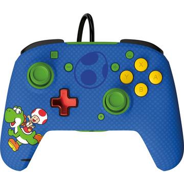 REMATCH: Yoshi & Toad Blau USB Gamepad Analog / Digital Nintendo Switch, Nintendo Switch OLED