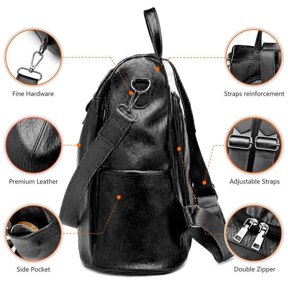 Only-bags.store  Rucksack Wasserdichtes Nylon Schulranzen 