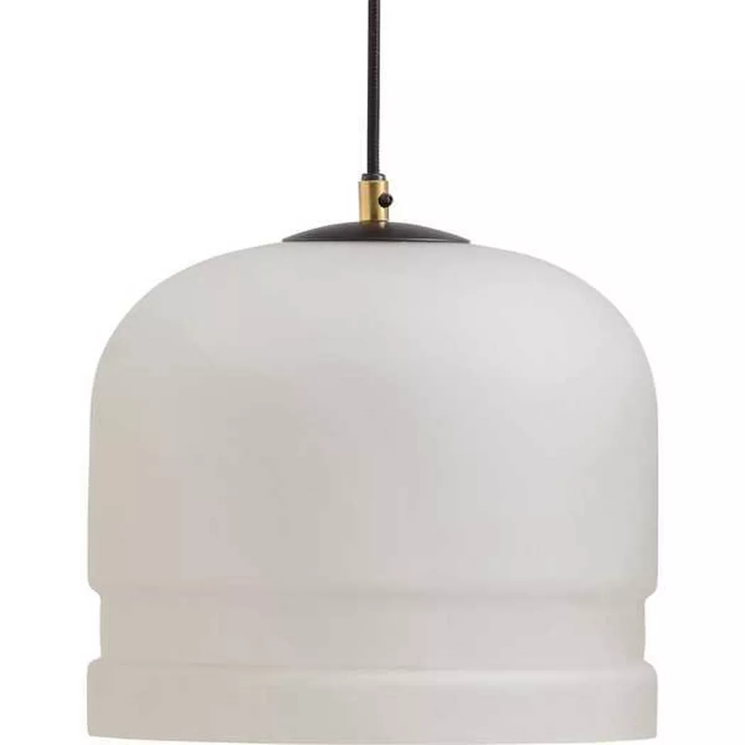 mutoni – Hängeleuchte Micah Glas offwhite, One Size, Weiss