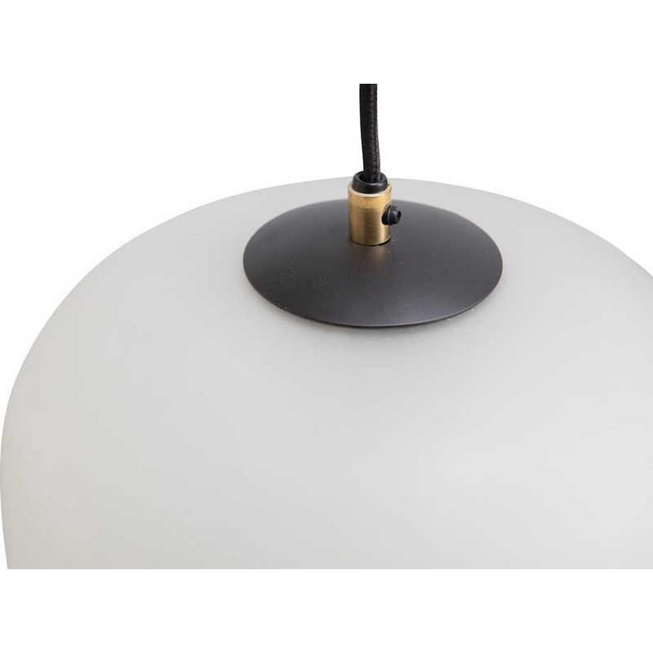 mutoni Lampada a sospensione Michea vetro bianco sporco  