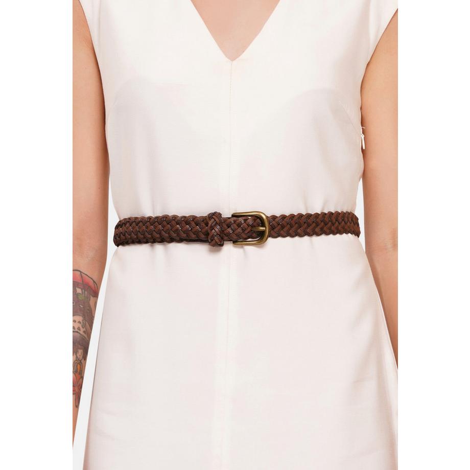 AVANT-GARDE PARIS  Ceinture contemporaine à boucle ronde 