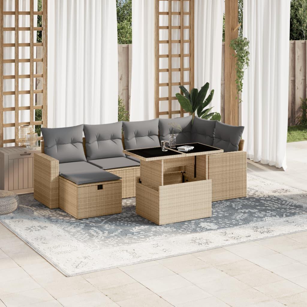 VidaXL Garten sofagarnitur poly-rattan  