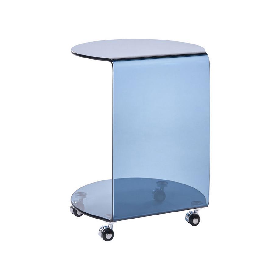 Beliani Beistelltisch aus Sicherheitsglas Minimalistisch MINTO  