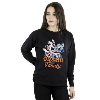 Disney  Lilo And Stitch Ohana Angel Hug Sweatshirt 