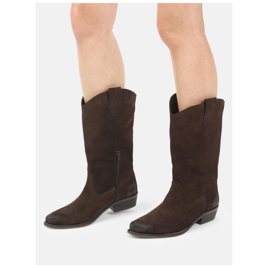 Felmini Wide Fit Bottine Western large  
