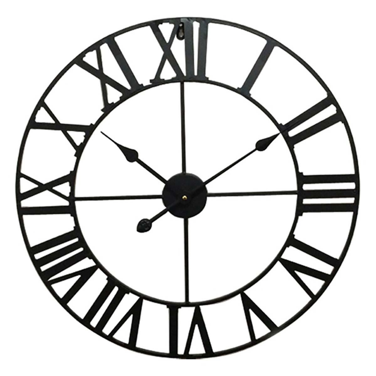 Nedis Horloge murale 60 cm Analogique Noir  