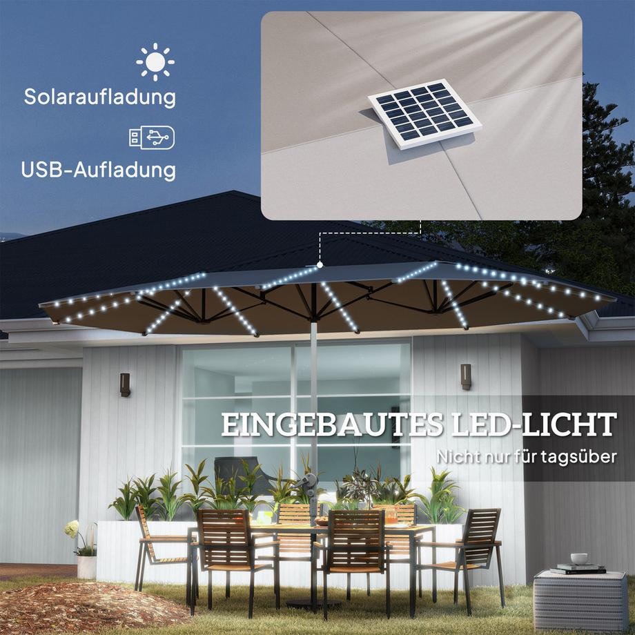 Outsunny Parasol double  