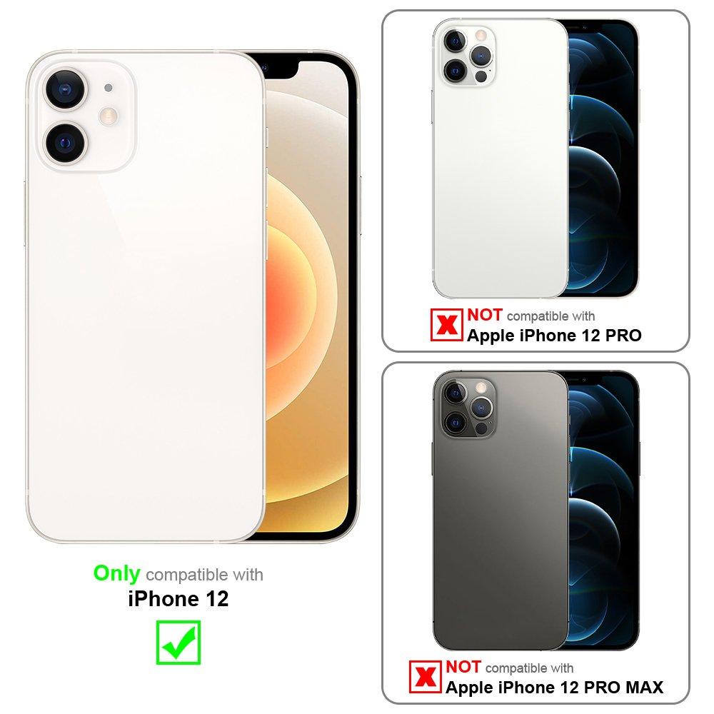 Cadorabo  Housse compatible avec Apple iPhone 12 - 360° Full Body Coque de protection - Protection frontale et dorsale, protection intégrale avec protection d'écran 