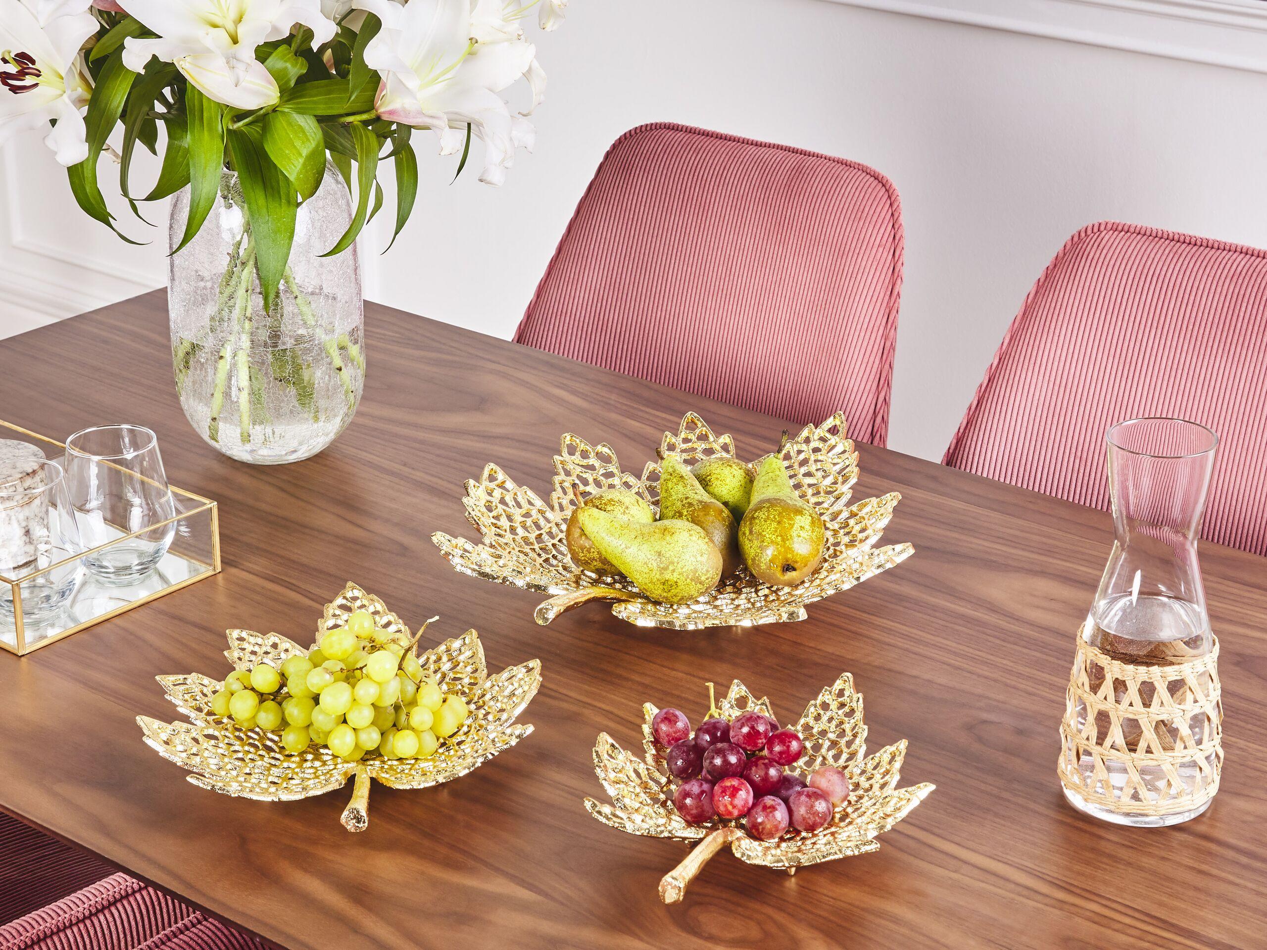 Beliani Tablett aus Aluminium Glamourös PEMALI  