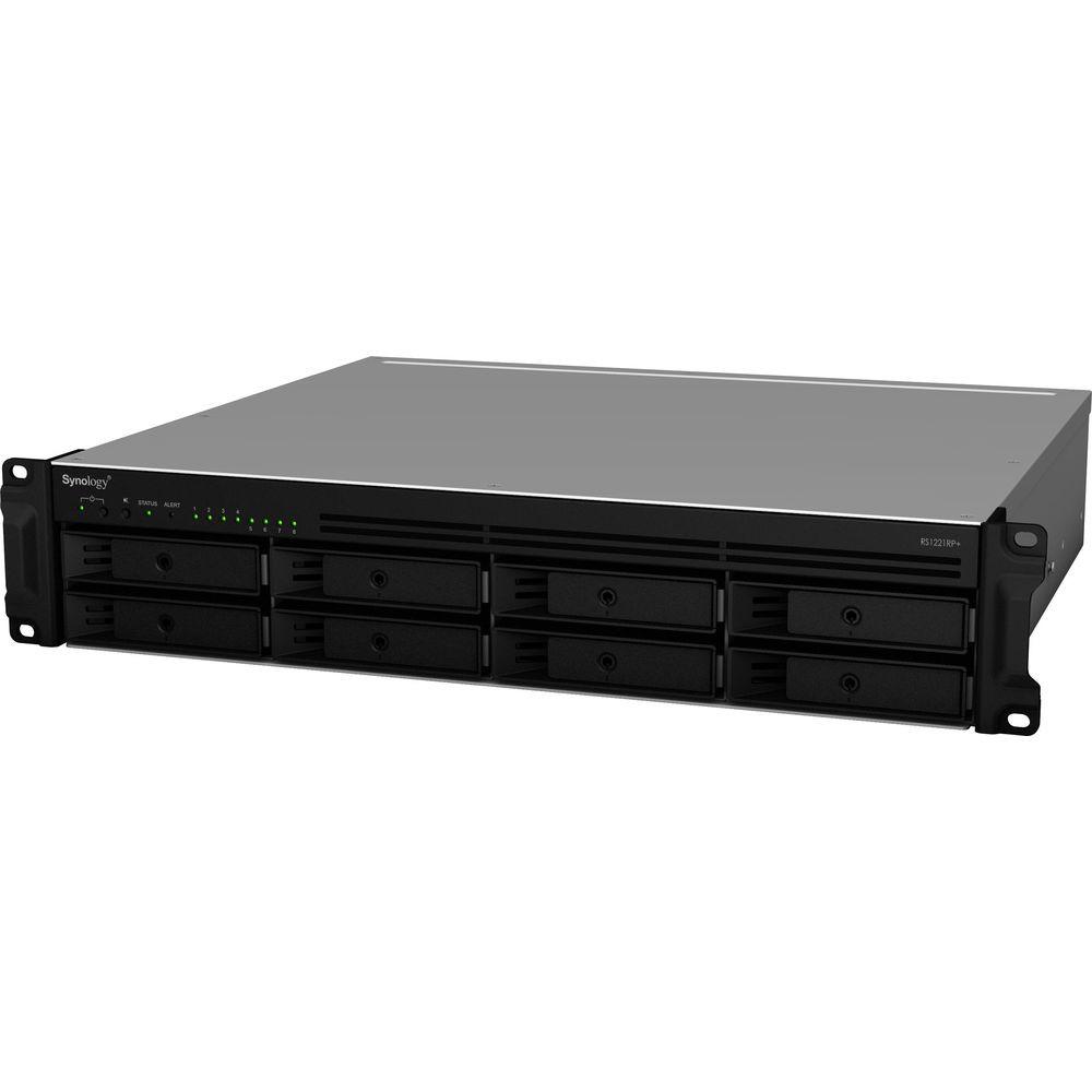 Synology  RackStation RS1221RP+ serveur de stockage NAS Rack (2 U) Ethernet/LAN Noir V1500B 