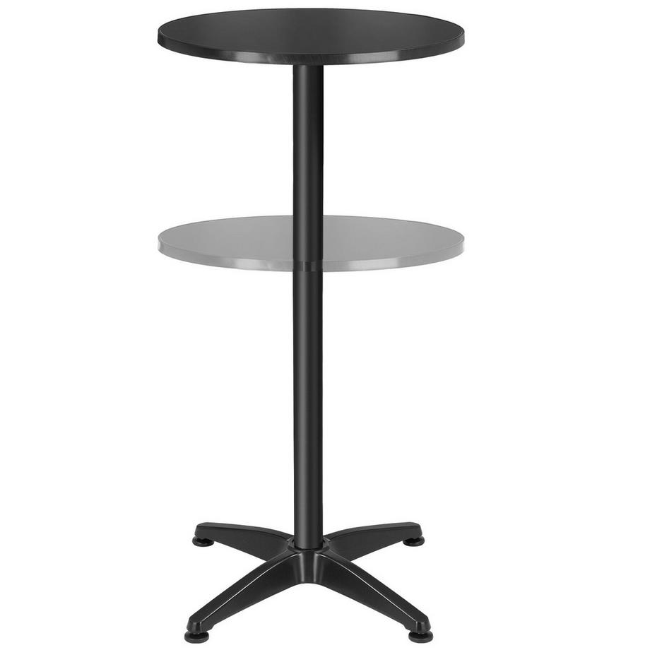 Tectake Table de bistrot en aluminium FRÉDÉRIC résistant aux intempéries  