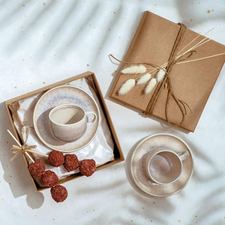 like. by Villeroy & Boch Soucoupe espresso Perlemor Sand  