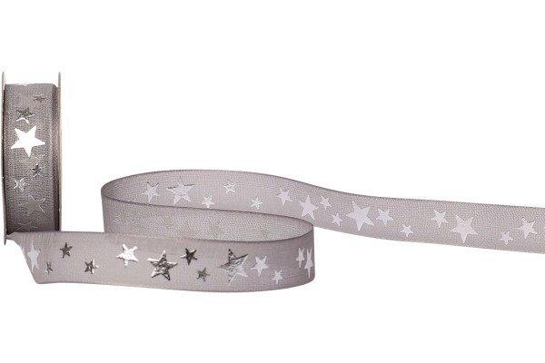 SPYK SPYK Band Cubino Étoiles 1031.1654 16mmx3m Grau-Silber  