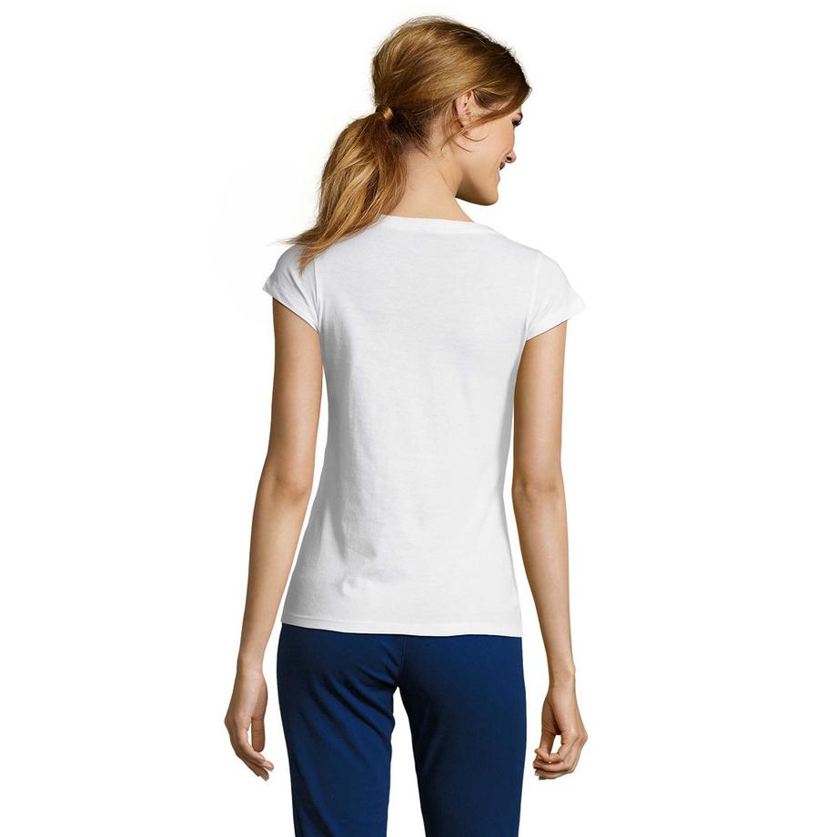 SOLS Moon T-ShirtVausschnitt  