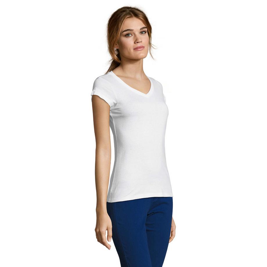 SOLS Moon T-ShirtVausschnitt  