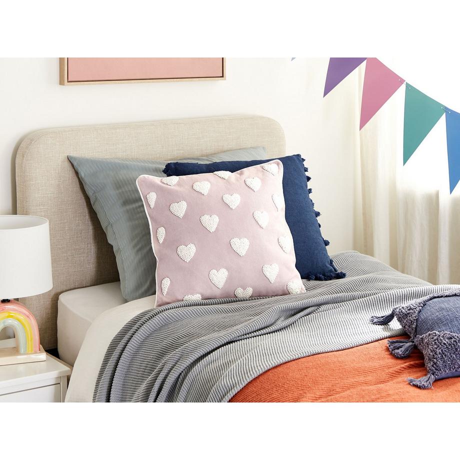 Beliani Coussin en Coton Rétro GAZANIA  