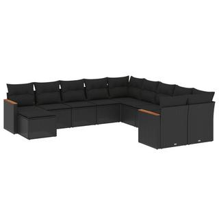 VidaXL set divano da giardino Polirattan  