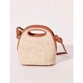 Maradji LENA Stroh-Effekt Handtasche  