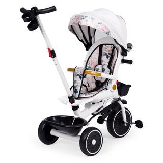 Northix  Poussette tricycle pour enfants avec siège pivotant, poignée de poussée et auvent 