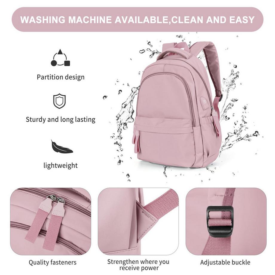 Only-bags.store Sac à dos scolaire léger pour ordinateur portable  