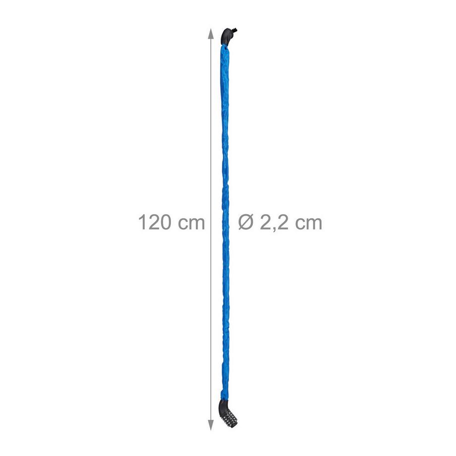 B2X  Lucchetto a combinazione per bicicletta a 5 cifre 