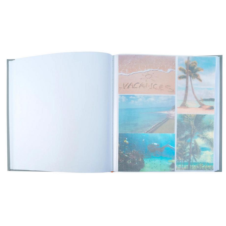 Exacompta Album photo livre 60 pages blanches Ellipse  