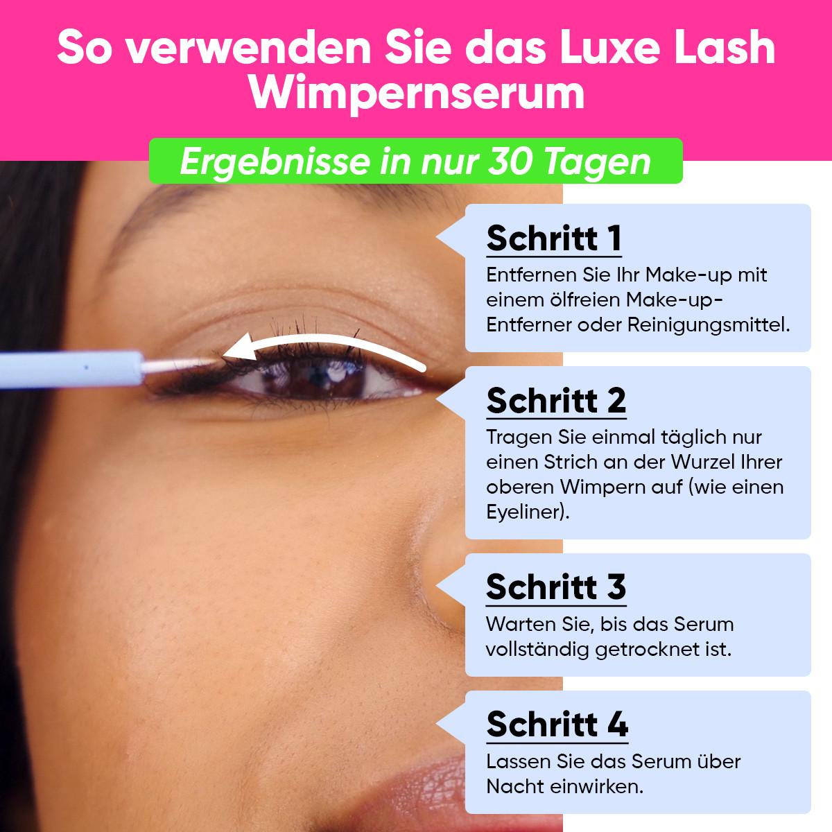 âme pure  LUXE LASH | Wimpernserum - Eyelash serum für lange, volle und wunderschöne Wimpern 