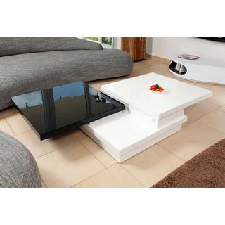 mutoni Tavolino 120X80cm bianco-nero  