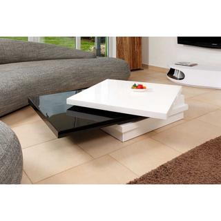 mutoni Couchtisch 120X80cm weiss-schwarz  