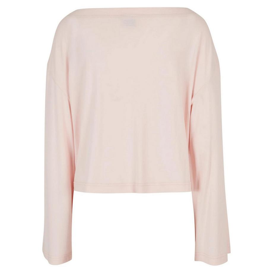 URBAN CLASSICS Langärmeliges T-Shirt mit U-Boot-Ausschnitt  