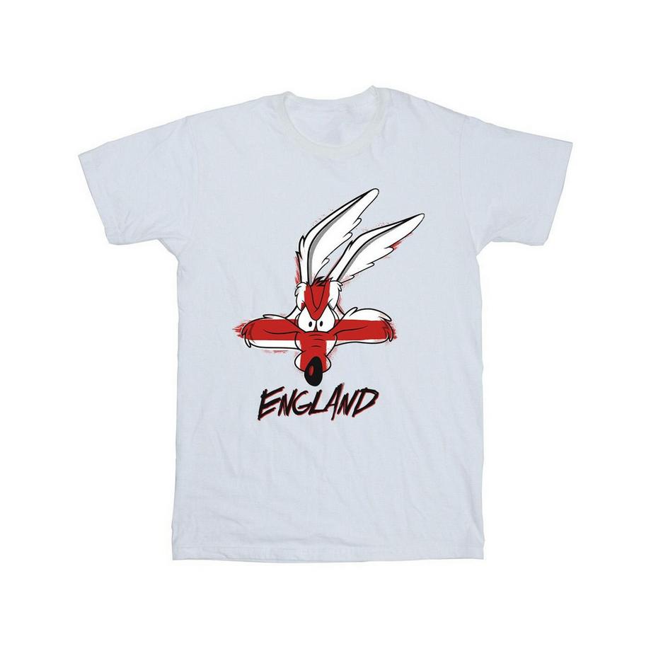 LOONEY TUNES Wile E Coyote England T-Shirt Imprimé  
