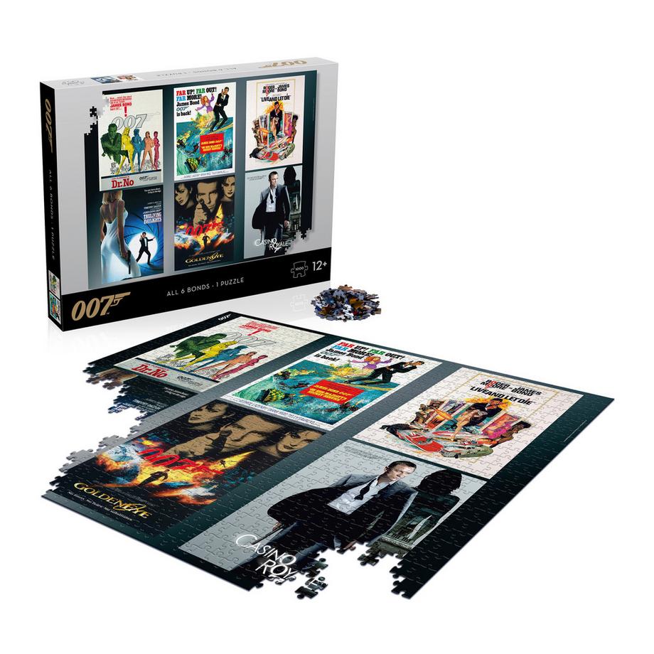 Winning Moves  Puzzle James Bond Actor Debut Poster 