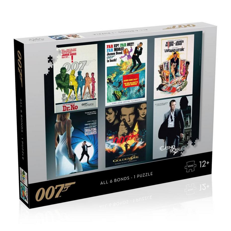 Puzzle James Bond Actor Debut Poster