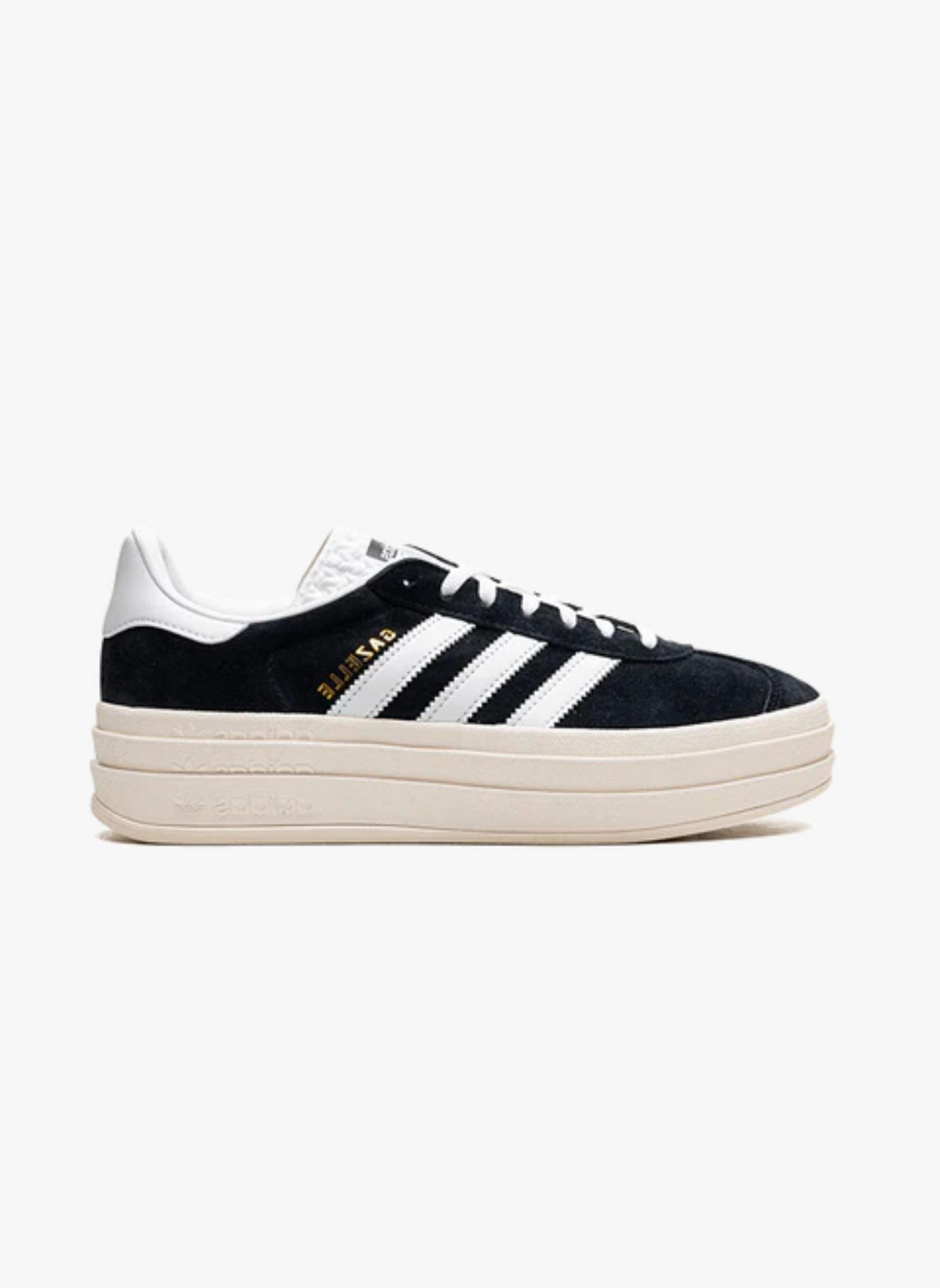 adidas  Gazelle Bold Core Black White 