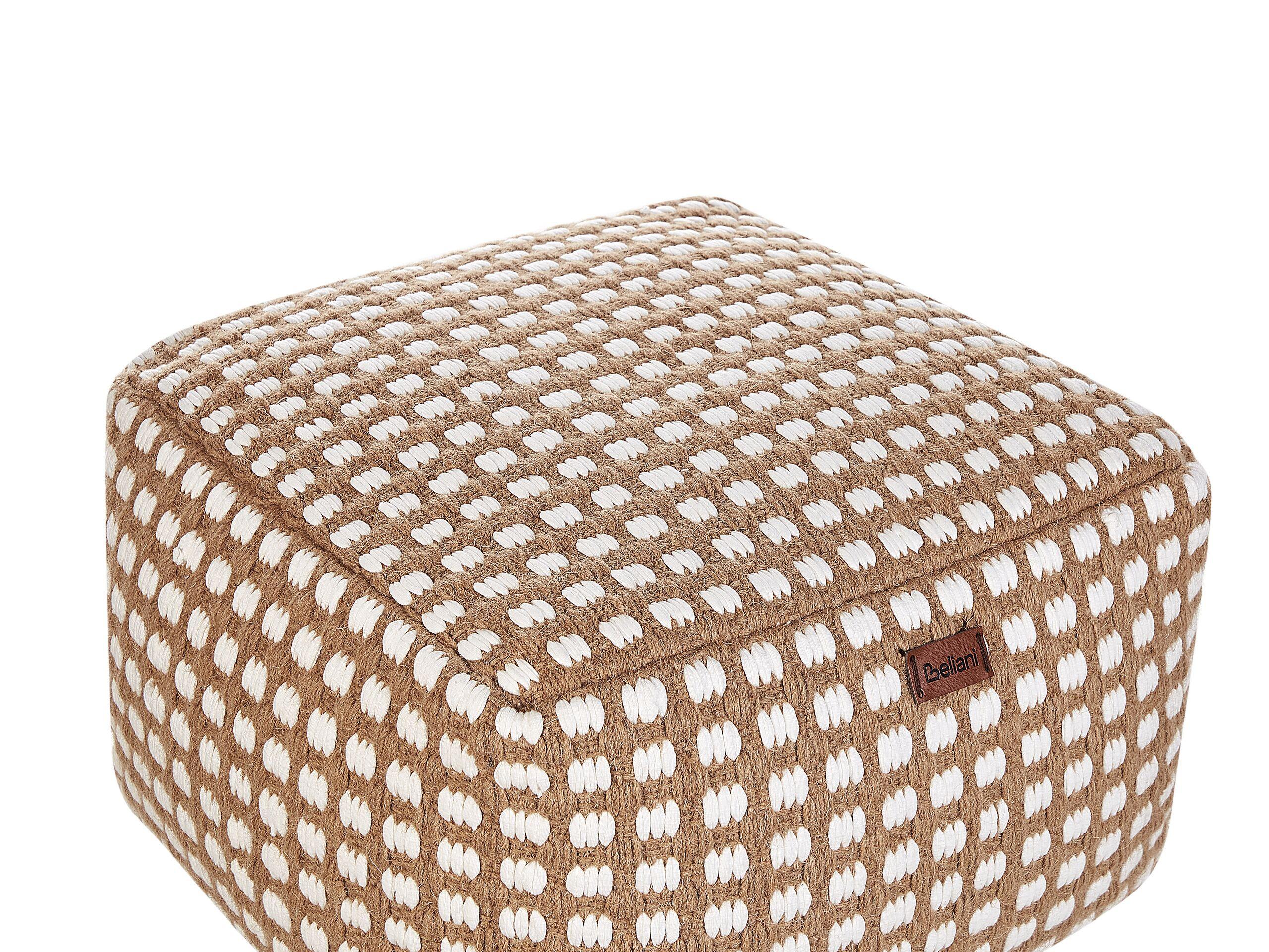 Beliani Pouf en Coton Boho CHILAR  