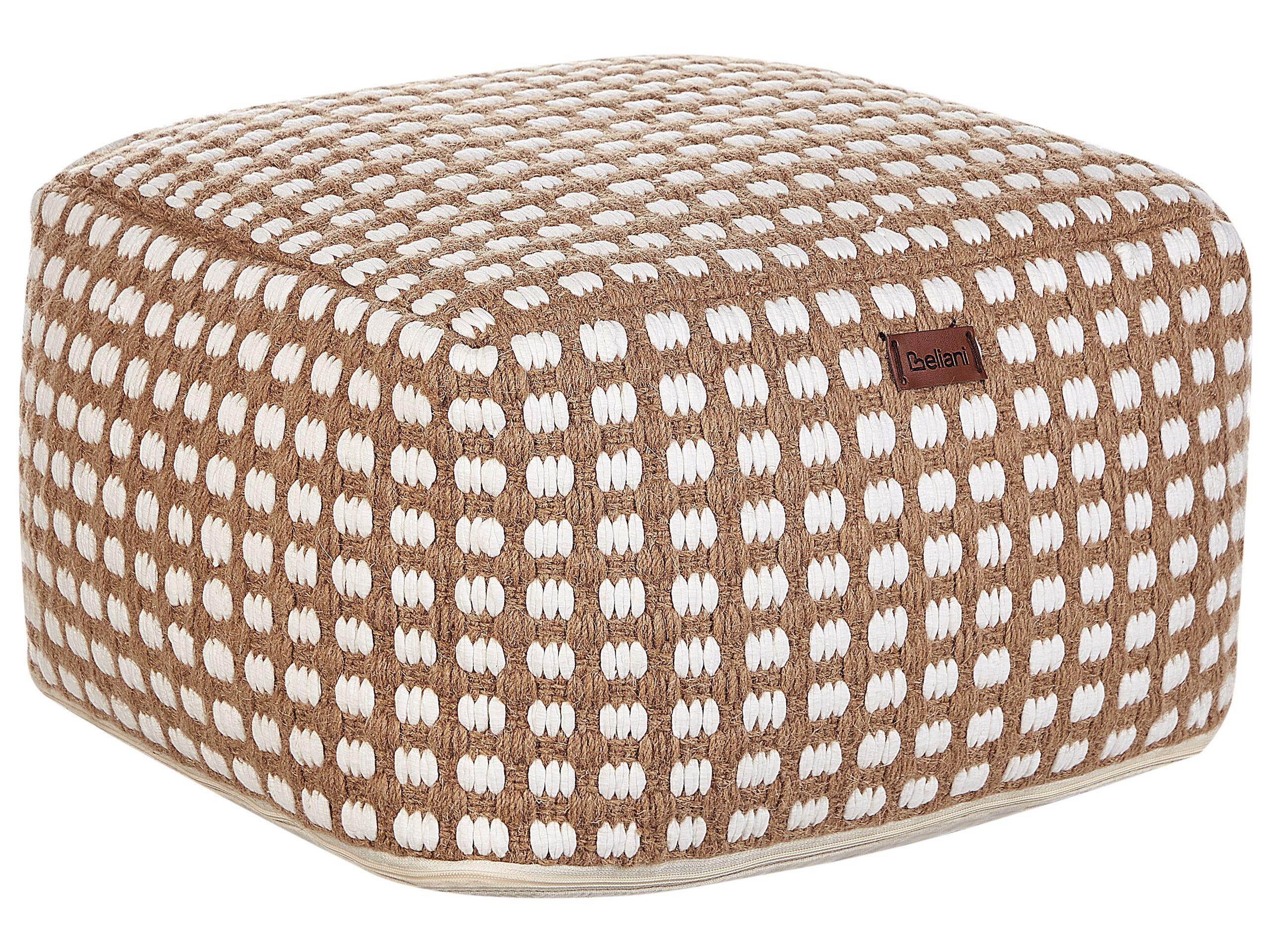 Beliani Pouf en Coton Boho CHILAR  