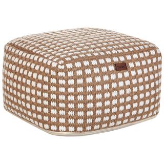 Beliani Pouf en Coton Boho CHILAR  