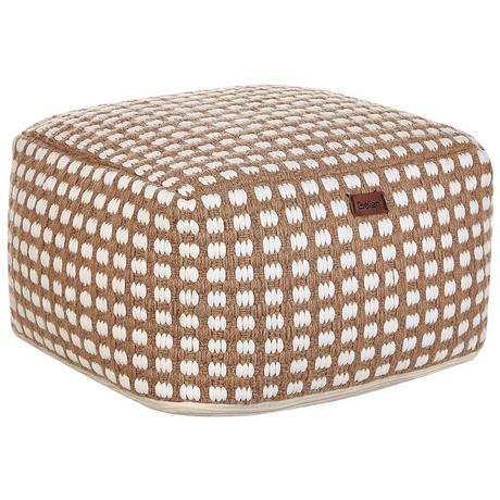 Beliani Pouf en Cotone Boho CHILAR  